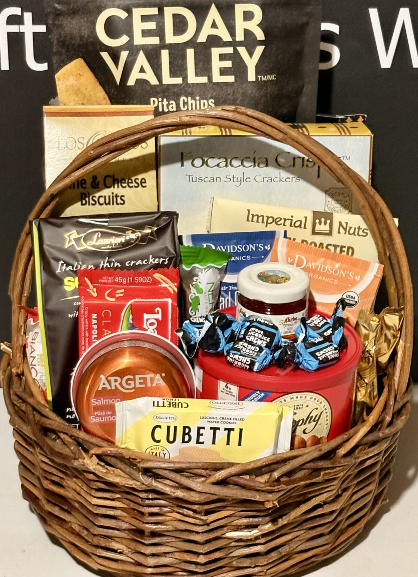 Gold basket