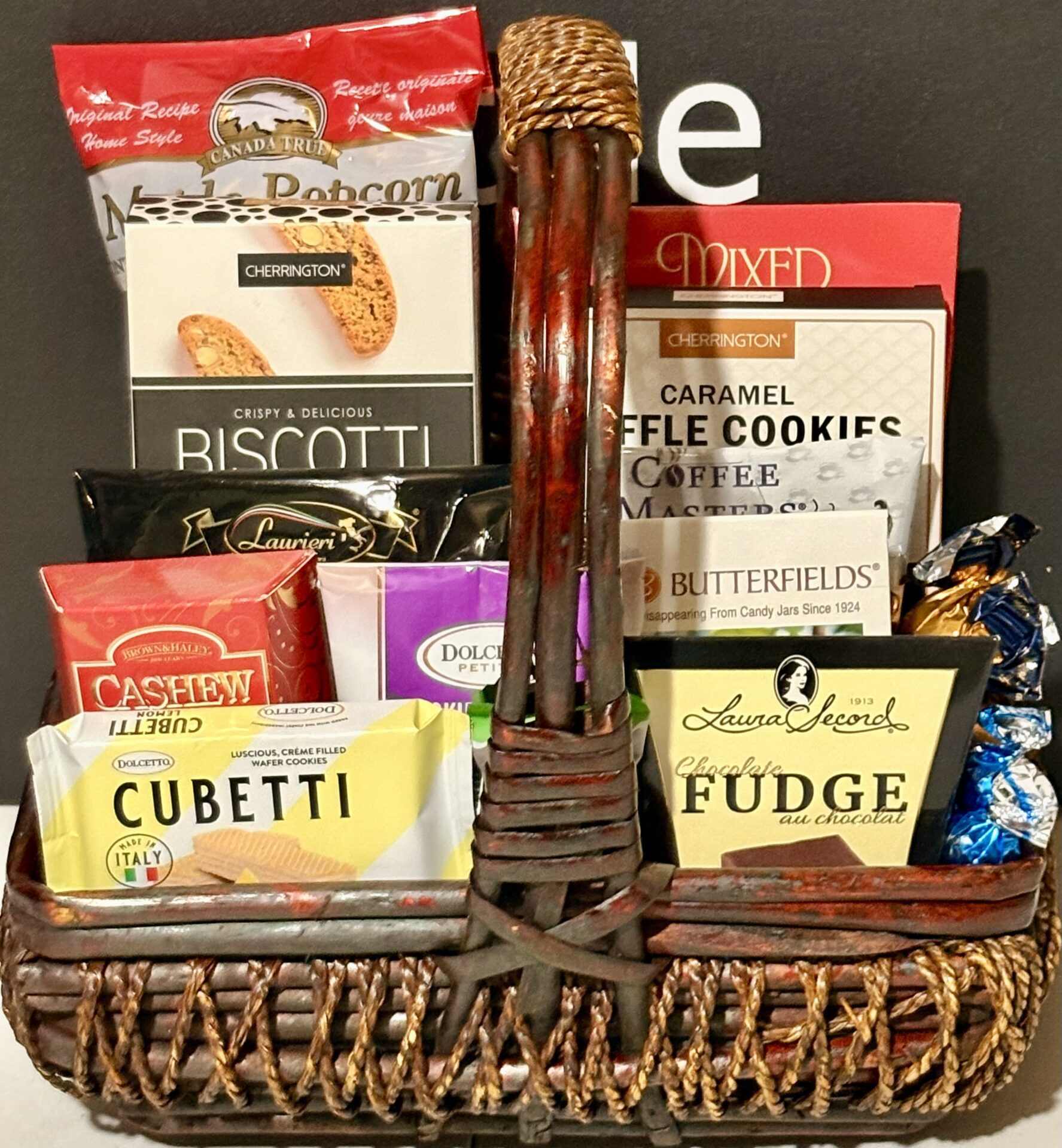 Gold basket